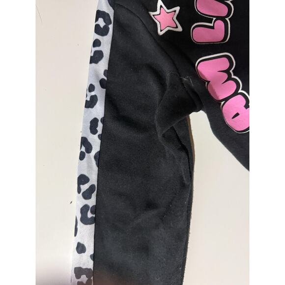 LOL Surprise Sweater Girls 8 Glam Life Pullover Crewneck Leopard Stars School - Picture 2 of 6